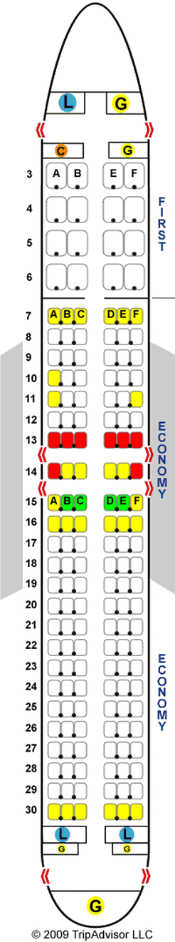 Boeing 737 800 American Seating Chart